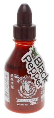 Sauce sriracha poivre noir, Flying Goose Brand (20 cl)