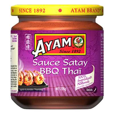 Sauce satay BBQ thaï, Ayam (220 g)