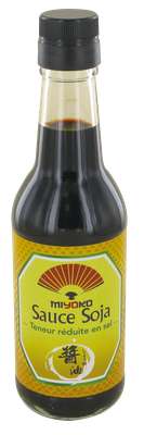 Sauce soja teneur réduite en sel, Miyoko (25 cl)