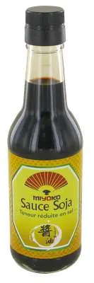 Sauce soja teneur réduite en sel, Miyoko (25 cl)