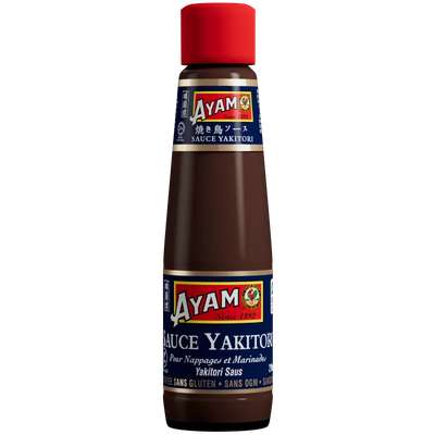 Sauce yakitori certifiée sans gluten, Ayam (210 ml)
