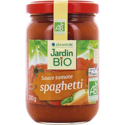 Sauce tomate pour spaghetti BIO, Jardin Bio (200 g)