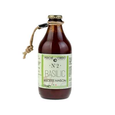 Sauce tomate Recette Maison au Basilic, Perche Ci Credo (330 g)