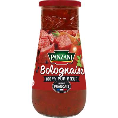 Sauce bolognaise 100% pur boeuf Français, Panzani (650 g)