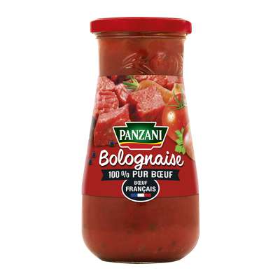 Sauce bolognaise 100% pur boeuf Français, Panzani (400 g)