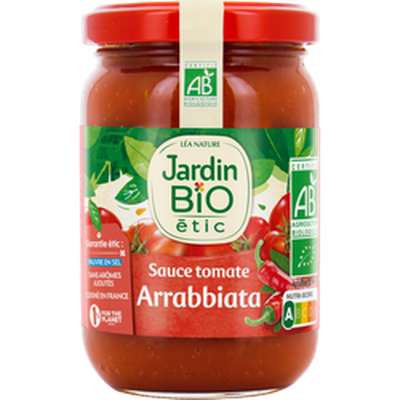 Sauce tomate Arrabiata BIO, Jardin Bio étic (200 g)