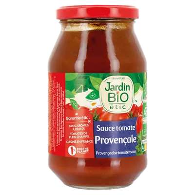 Sauce tomate Provençale BIO, Jardin Bio étic (510 g)