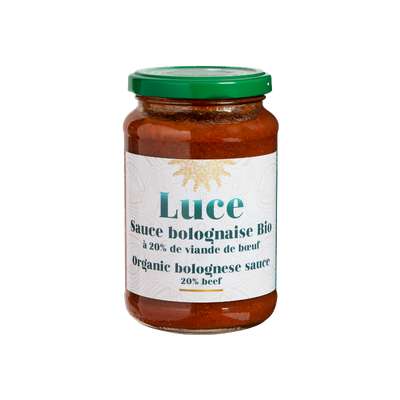 Sauce bolognaise (20% de boeuf) BIO, Luce (350 g)