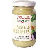 Sauce pasta & bruschetta aubergines parmesan basilic, Florelli (190 g)