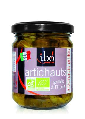 Artichauts BIO grillés à l'huile, Ibo (190 g)