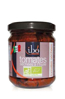 Tomates séchées à l'huile BIO, Ibo (190 g)