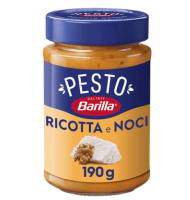 Sauce pesto ricotta et noix, Barilla (190 g)