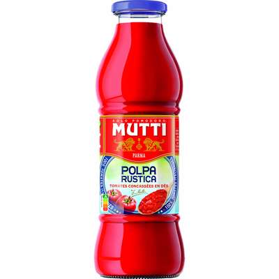 Polpa (tomates concassées) rustica, Mutti (690 g)