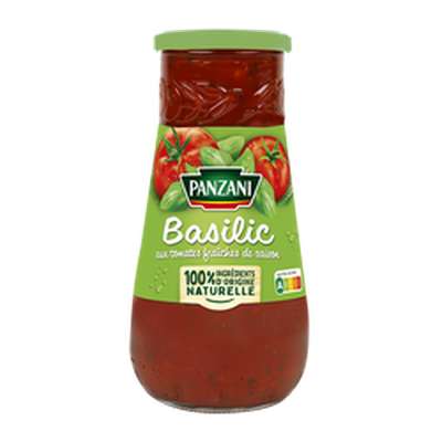 Sauce tomate basilic, Panzani (650 g)