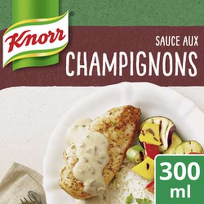 Sauce aux Champignons à la crème fraîche, Knorr (30 cl)