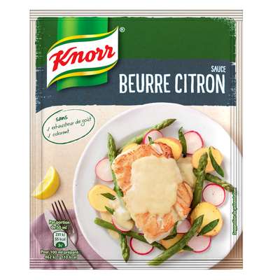 Sauce déshydratée beurre citron, Knorr (42 g)