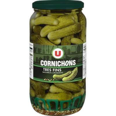 Cornichons très fins, U (530 g)