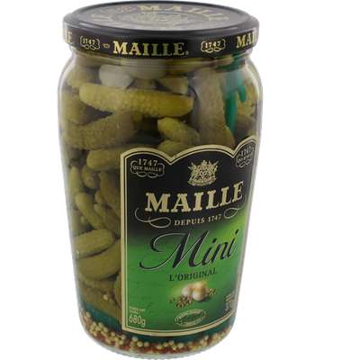 Mini cornichons, Maille (370 g)