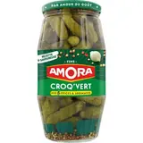 Cornichons fins Croq'Vert, Amora (540 g)