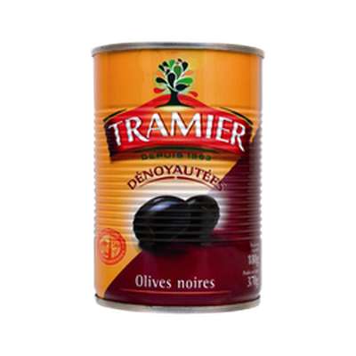 Olives noires dénoyautées, Tramier (180 g)