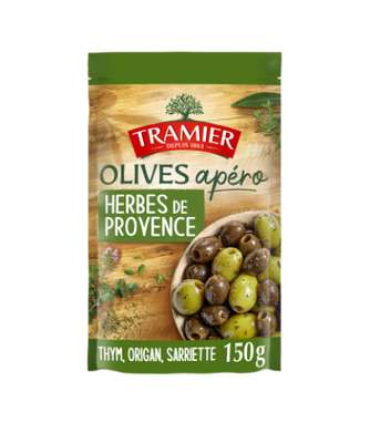 Olives apéro aux herbes de Provence, Tramier (150 g)