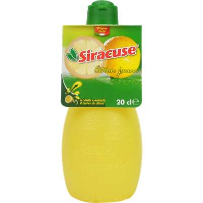Jus de citron jaune, Siracuse (20 cl)