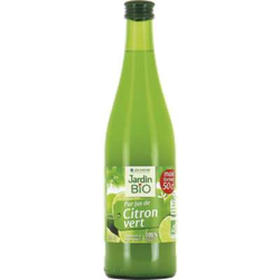 Pur jus de citron vert BIO, Jardin BIO (50 cl)