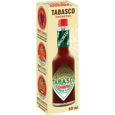 Tabasco Chipotle goût fumé, Maille (60 ml)