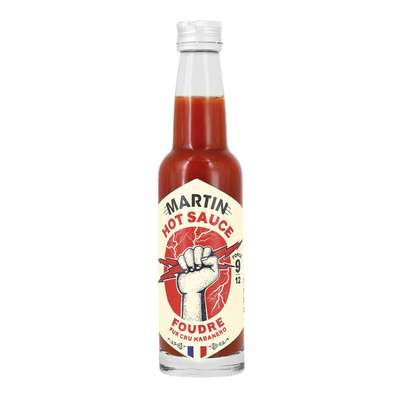 Sauce piquante Foudre pur cru Habanero, Maison Martin (100 ml)