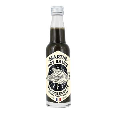 Sauce piquante Blackbelette - Algues et piments bretons, Maison Martin (100 ml)