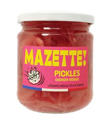 Pickles oignon rouge BIO, Mazette ! (330 g)