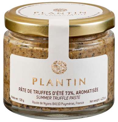 Pâte de truffes d'été 73% aromatisée, Plantin (120 g)