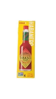 Sauce pimentée habanero, Tabasco (59 ml)