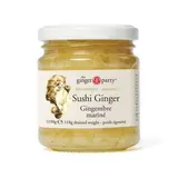 Gingembre mariné idéal avec les sushis poissons fumés dans les salades BIO, The Ginger People (190 g)