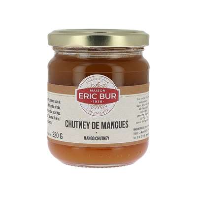 Chutney de mangues, Eric Bur (220 g)