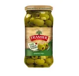 Olives vertes dénoyautées sans résidus de pesticides, Tramier (260 g)