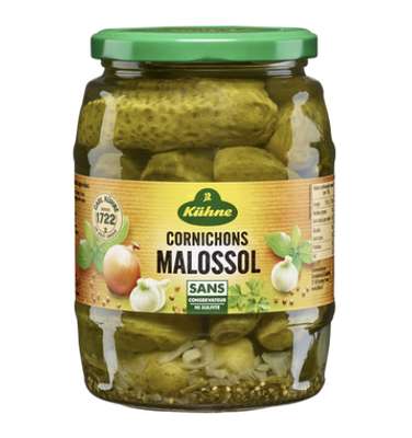 Cornichons Malossol, Künhe   (535 g)