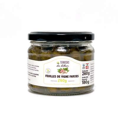 Feuilles de vigne farcies, Terroirs du Liban (260 g)