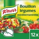 Bouillon aux légumes méditerranéens, Knorr (x 12, 132 g)