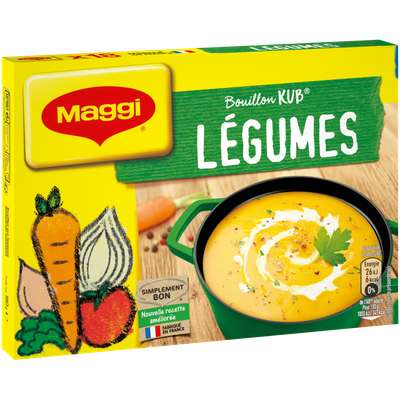 Bouillon de légumes, Maggi (x 18, 180 g)