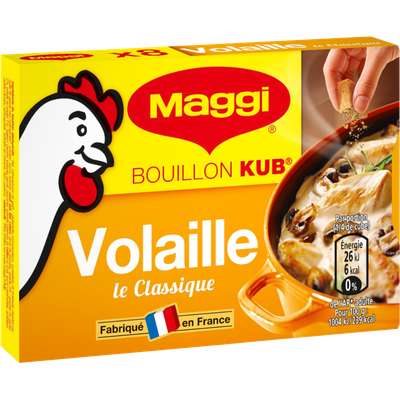 Bouillon de volaille "Le Classique" Kub, Maggi (x 8, 80 g)