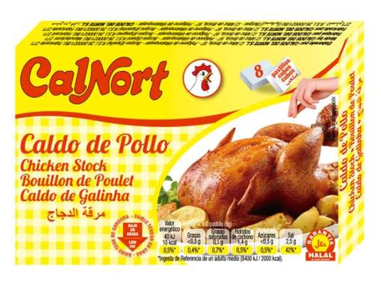 Bouillon de poulet Halal, Calnort (80 g)