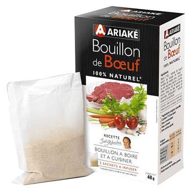 Bouillon de boeuf à infuser, Ariake (5 x 33 cl, 53 g)