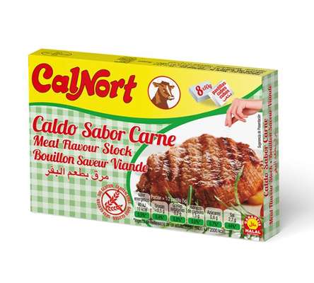 Bouillon de boeuf Halal, Calnort (x8, 80 g)