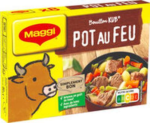 Bouillon pot-au-feu en cubes, Maggi (x 8, 80 g)