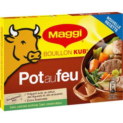 Bouillon goût pot au feu, Maggi (x 18, 180 g)