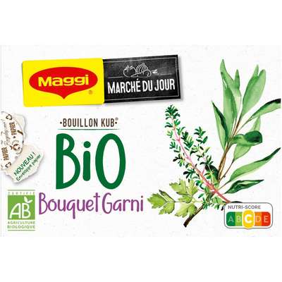 Bouillon bouquet garni BIO, Maggi (x 8, 80 g)