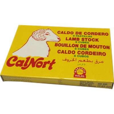 Bouillon de mouton Halal, Calnort (x8, 80 g)