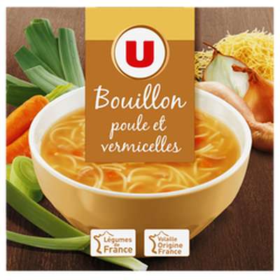 Bouillon à la poule et aux vermicelles, U (2 x 30 cl)