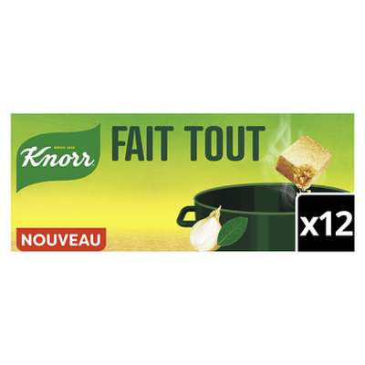 Bouillon Fait Tout, Knorr (x 12, 120 g)